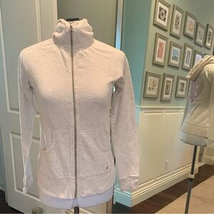 Victoria's Secret XS Oatmeal Zip-Up Hoodie